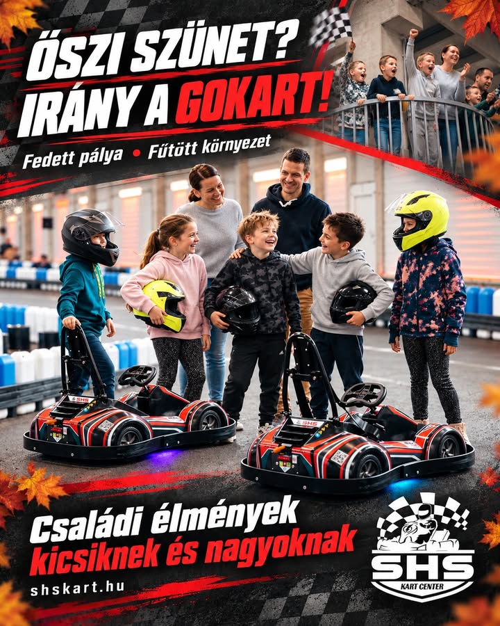 🍂 Őszi szünet? Irány a gokart! 🏁 Hozzátok el a családot egy közös élményre az…